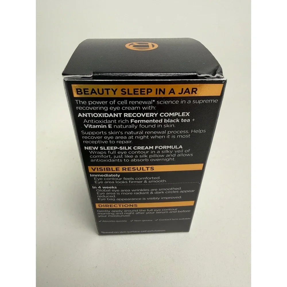 Loreal Paris Eye Cream Age Perfect Cell Renewal Midnight Eye Opener‎ 0.5 oz New